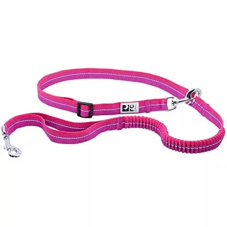 Rc pets Bungee Active Leash - Mulberry/Azalea