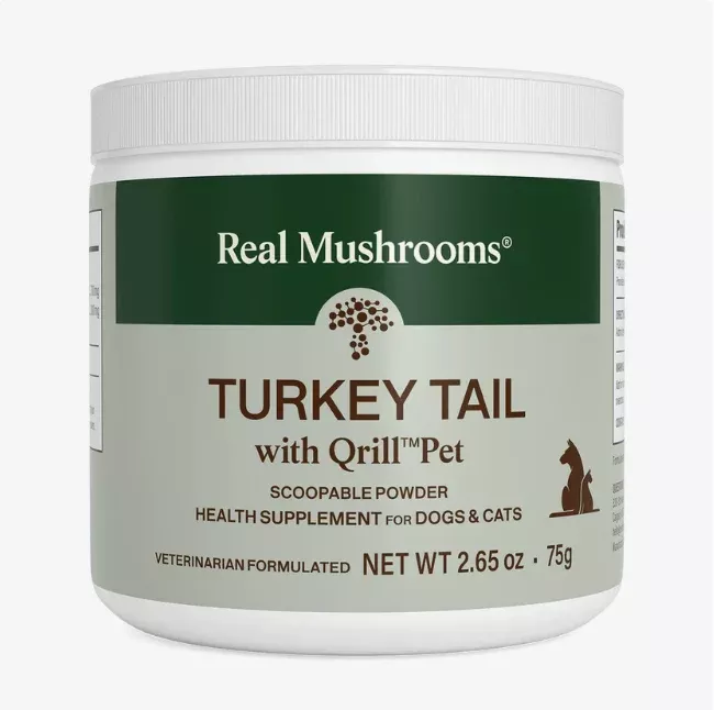Real Mushrooms | Turkey Tail with Qrill™Pet