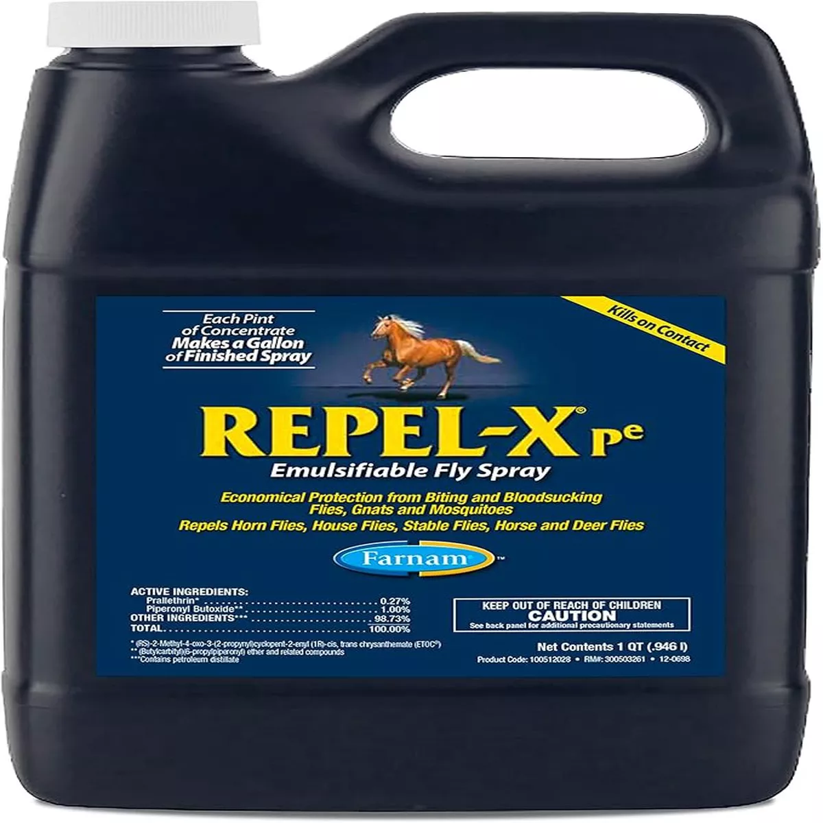 Repel-X PE Emulsifiable Fly Spray Concentrate 1 Quart