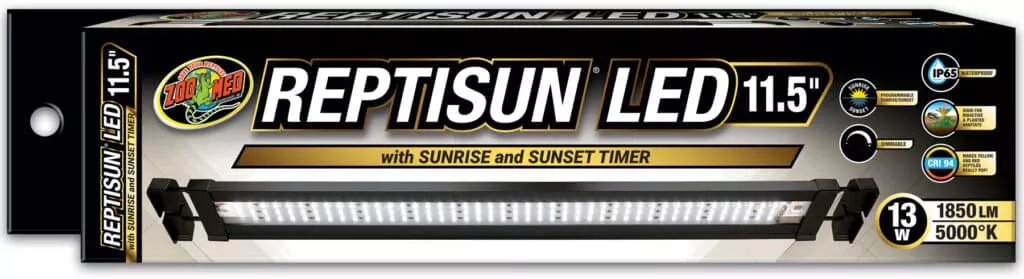 Reptisun LED with Sunrise & Sunset Timer Fixture