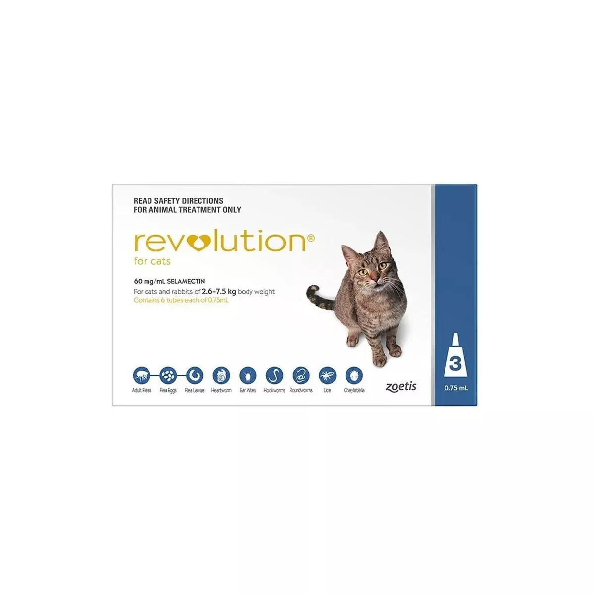 Revolution for Cats (5.1–15 lbs / Blue)