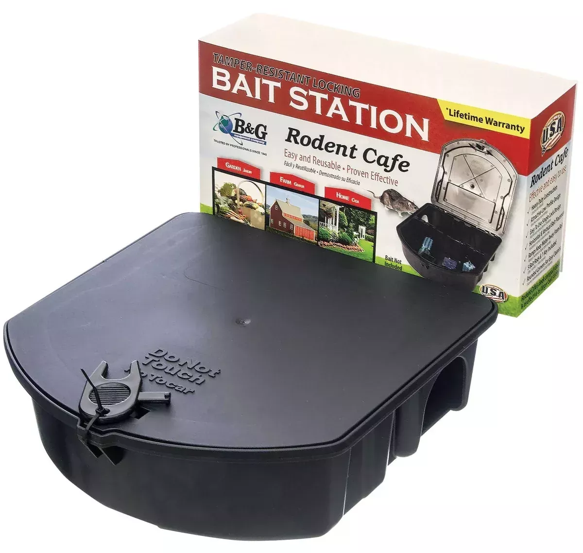 Rodent Cafe Locking Bait Station, Each