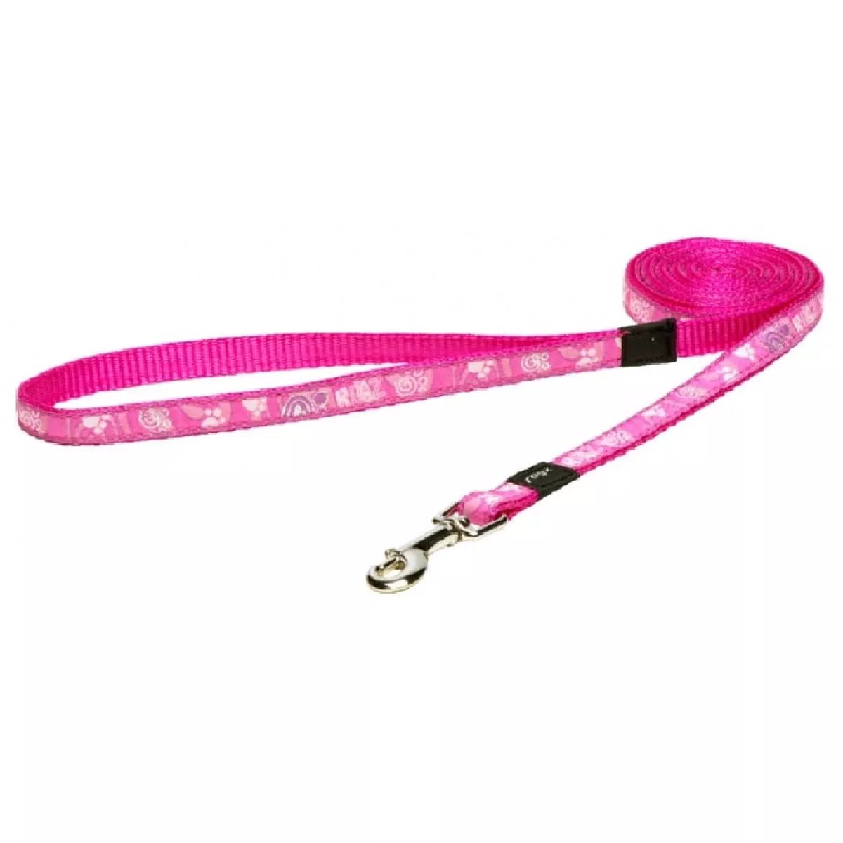 Rogz Fancy Lead Pink Paws