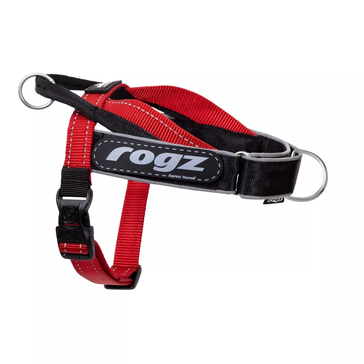 Rogz Utility LetzGo Personalisable Harness Red Sml