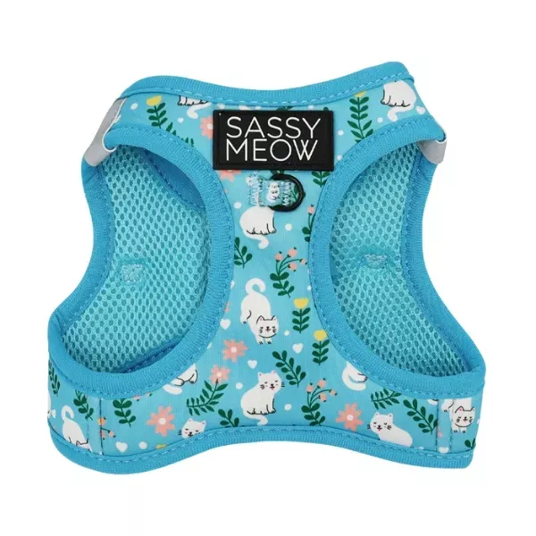 Sassy Meow Cat Harness - Purrs and Petals