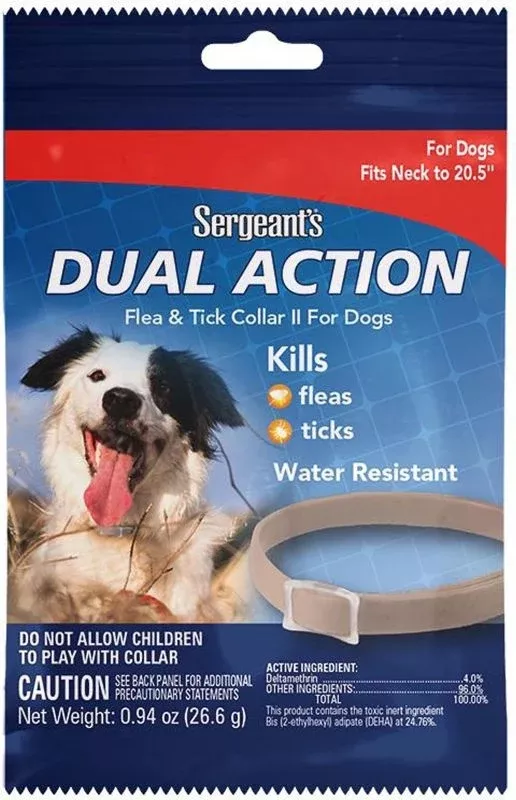 Sergeants Dual Action Flea / Tick Collar - Dogs