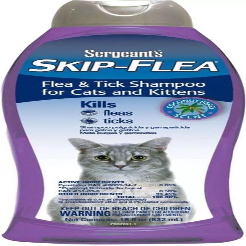 Sergeants Skip-Flea / Tick Shampoo – Cats 18oz