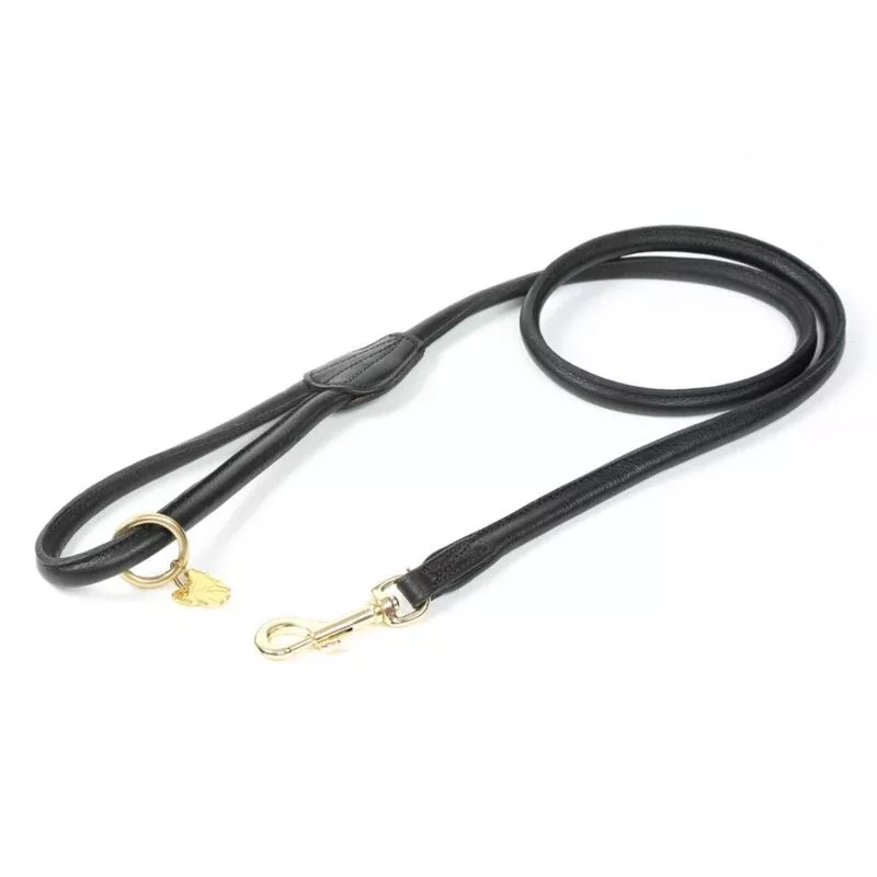 Shires Digby/Fox Rolled Leather Dog Lead
