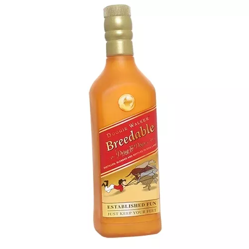Silly Squeaker, Silly Squeaker Liquor Bottle Doggie Walker, 1 Each