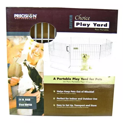 Silver Choice Exercise Pen Model SXP 24" Tall by Precision Pet