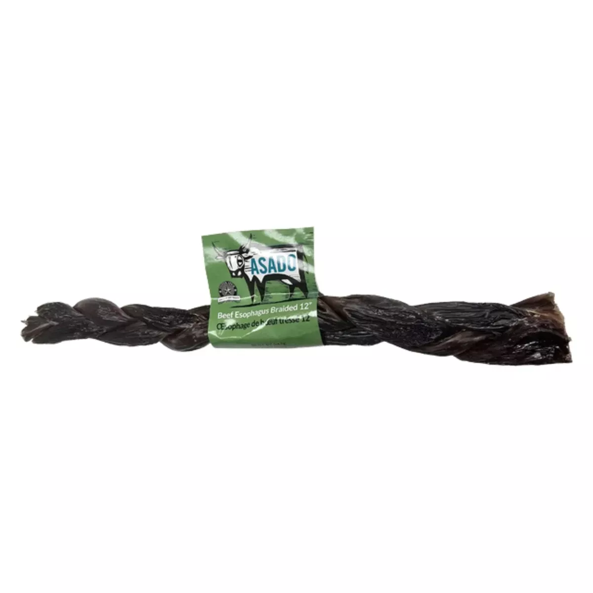 Silver Spur ASADO Braided Beef Esophagus - 12 Inches