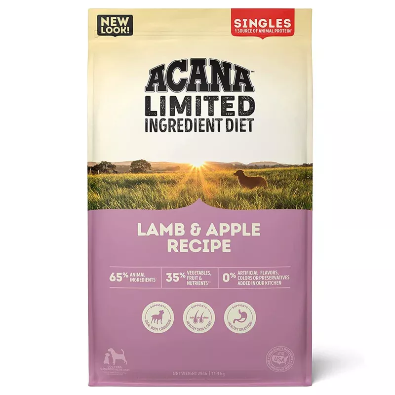*Singles Lamb & Apple Dry Food for Dogs