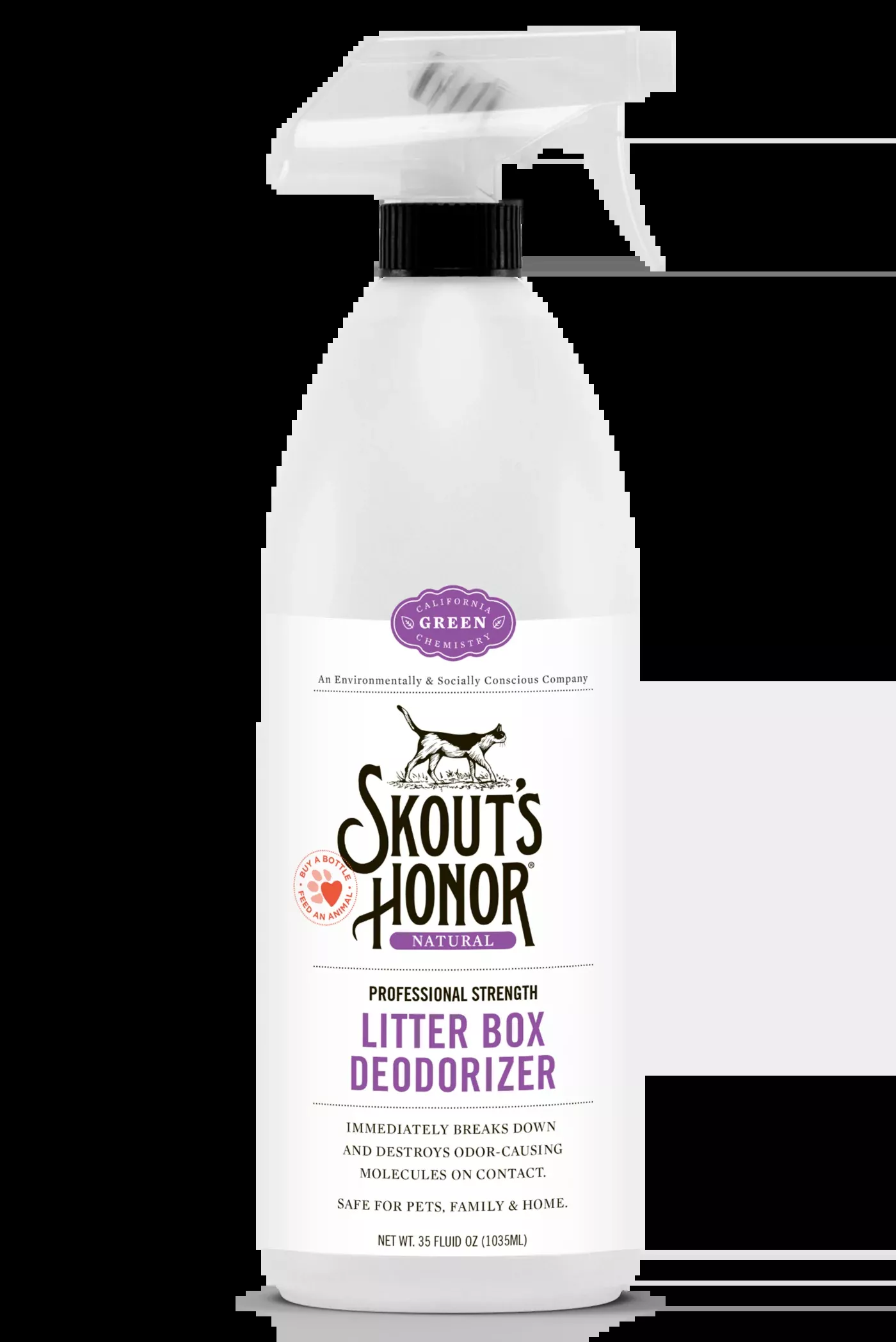Skout's Honor Cat Litter Box Deodorizer Spray 35oz