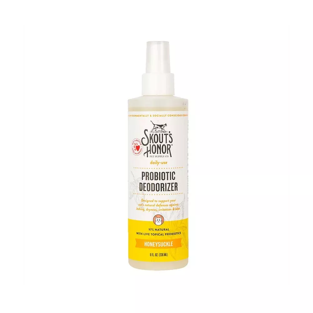 Skout's Honor Cat Probiotic Deodorizing Spray Honeysuckle 8oz