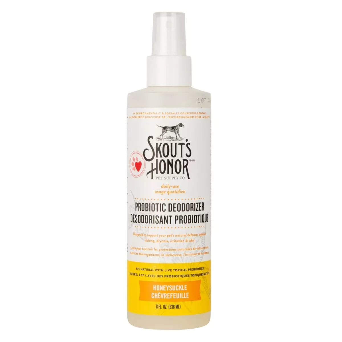 Skout's Honor Probiotic Deodorizer for Pets - Honeysuckle