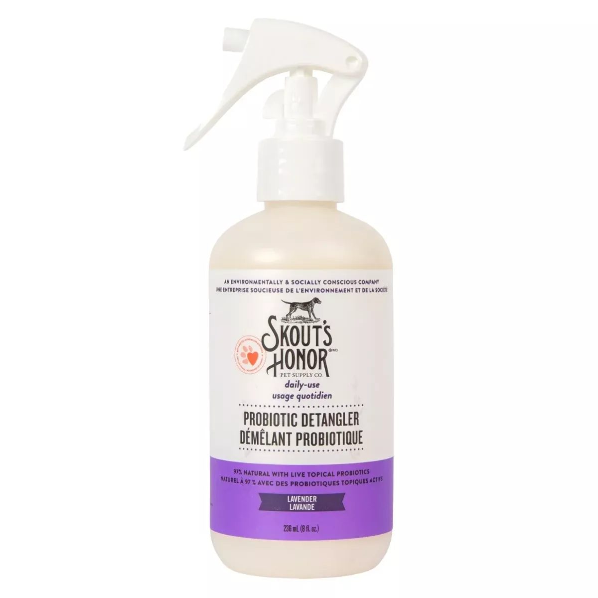 Skout's Honor Probiotic Detangler for Pets - Lavender