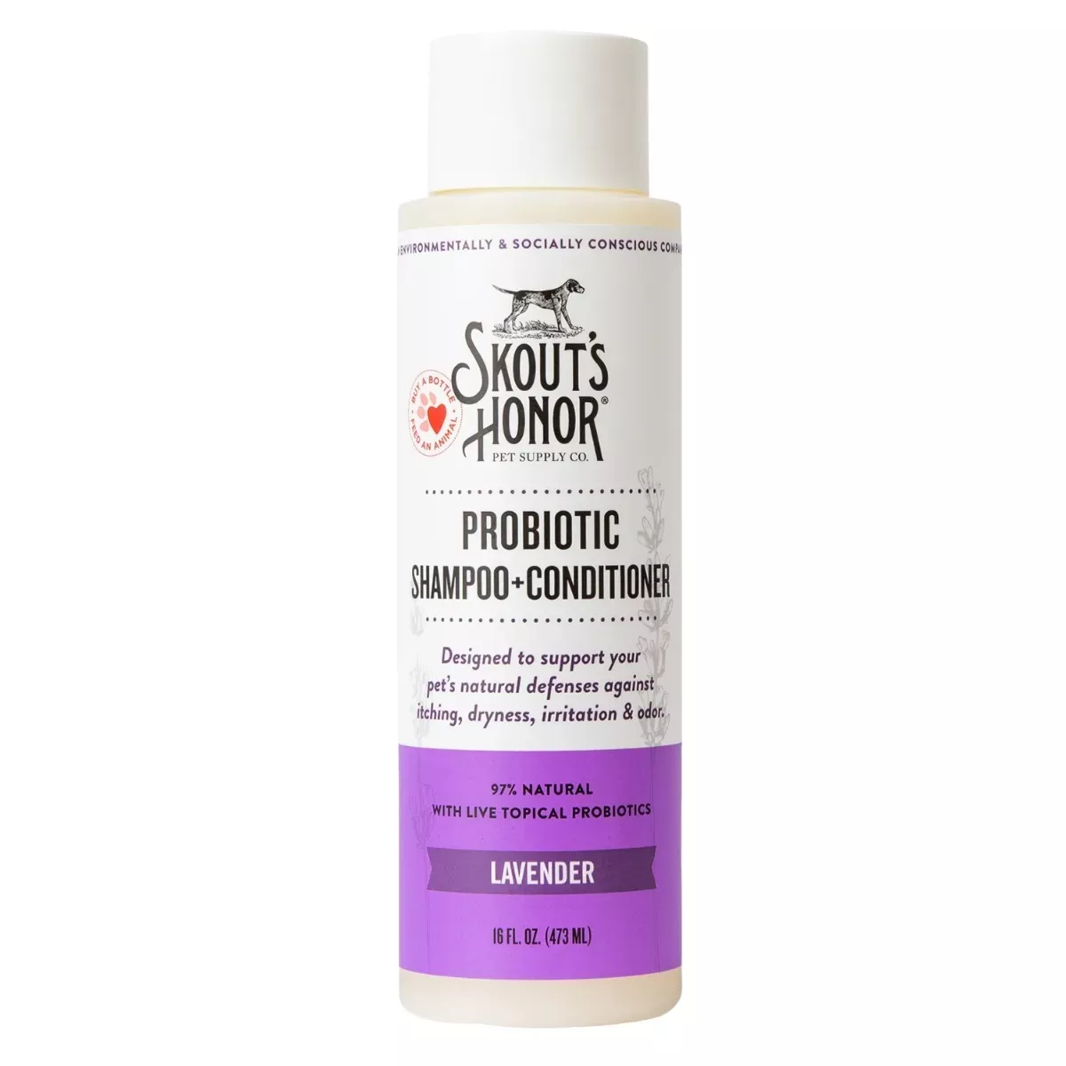Skout's Honor Probiotic Shampoo & Conditioner for Pets - Lavender
