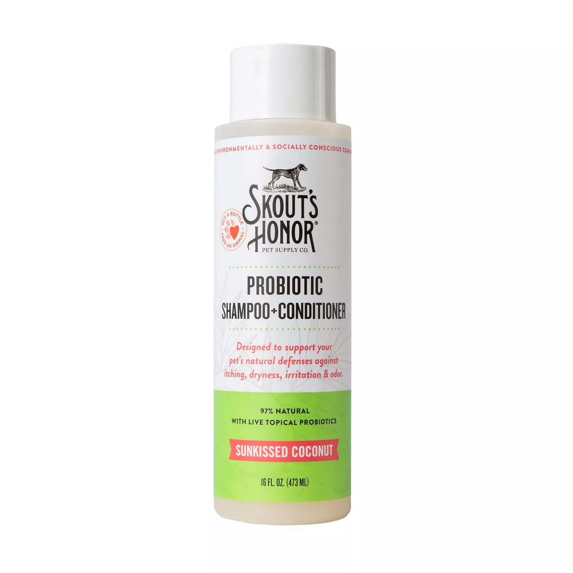 Skout's Honor Probiotic Shampoo + Conditioner - Sunkissed Coconut