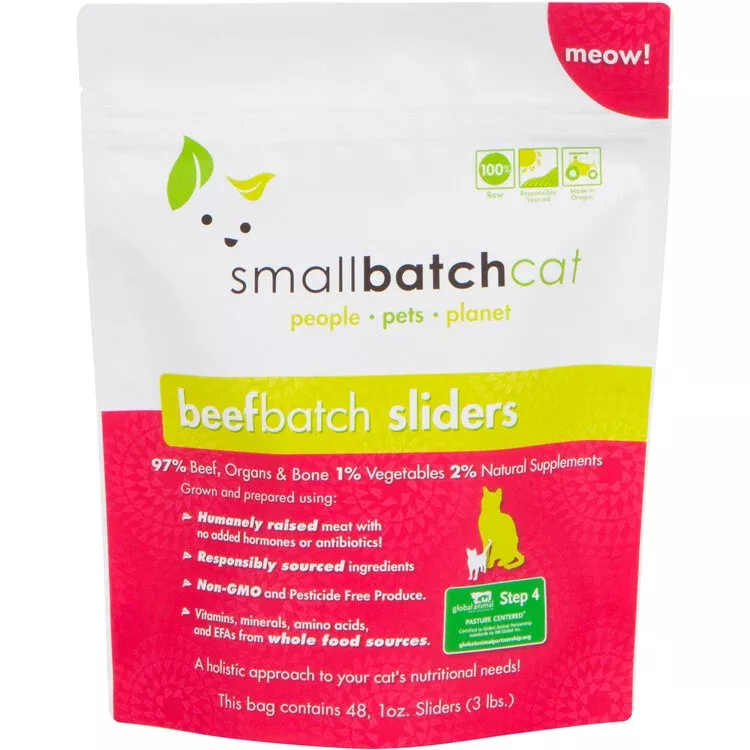 Smallbatch Cat Frozen Sliders - Beef