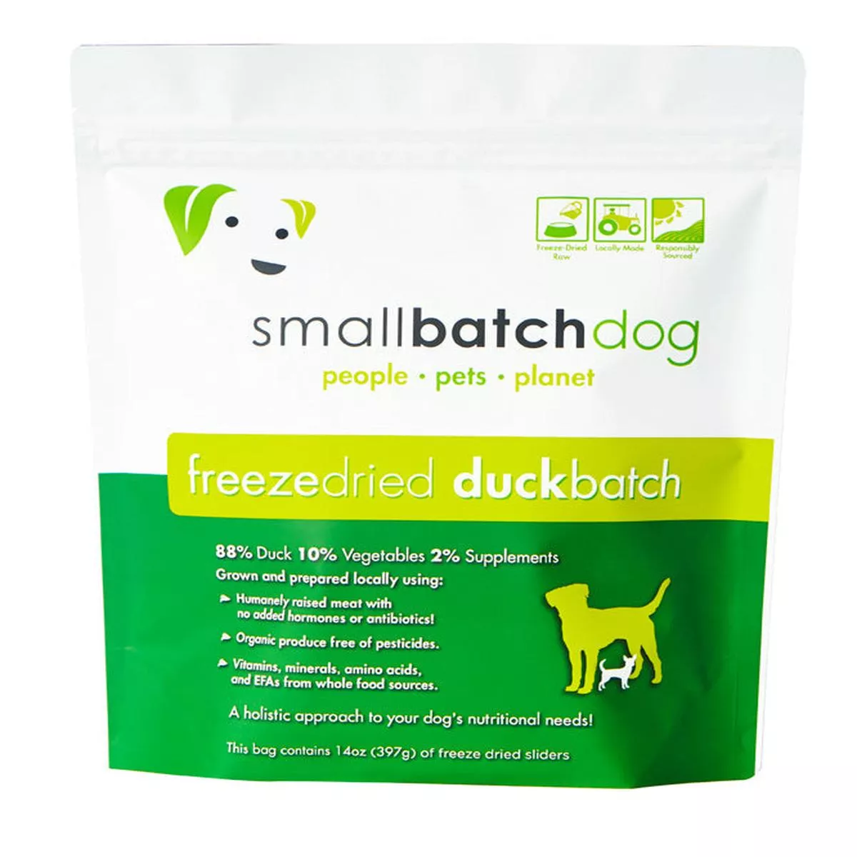 Smallbatch Duckbatch Freeze Dried Dog Food