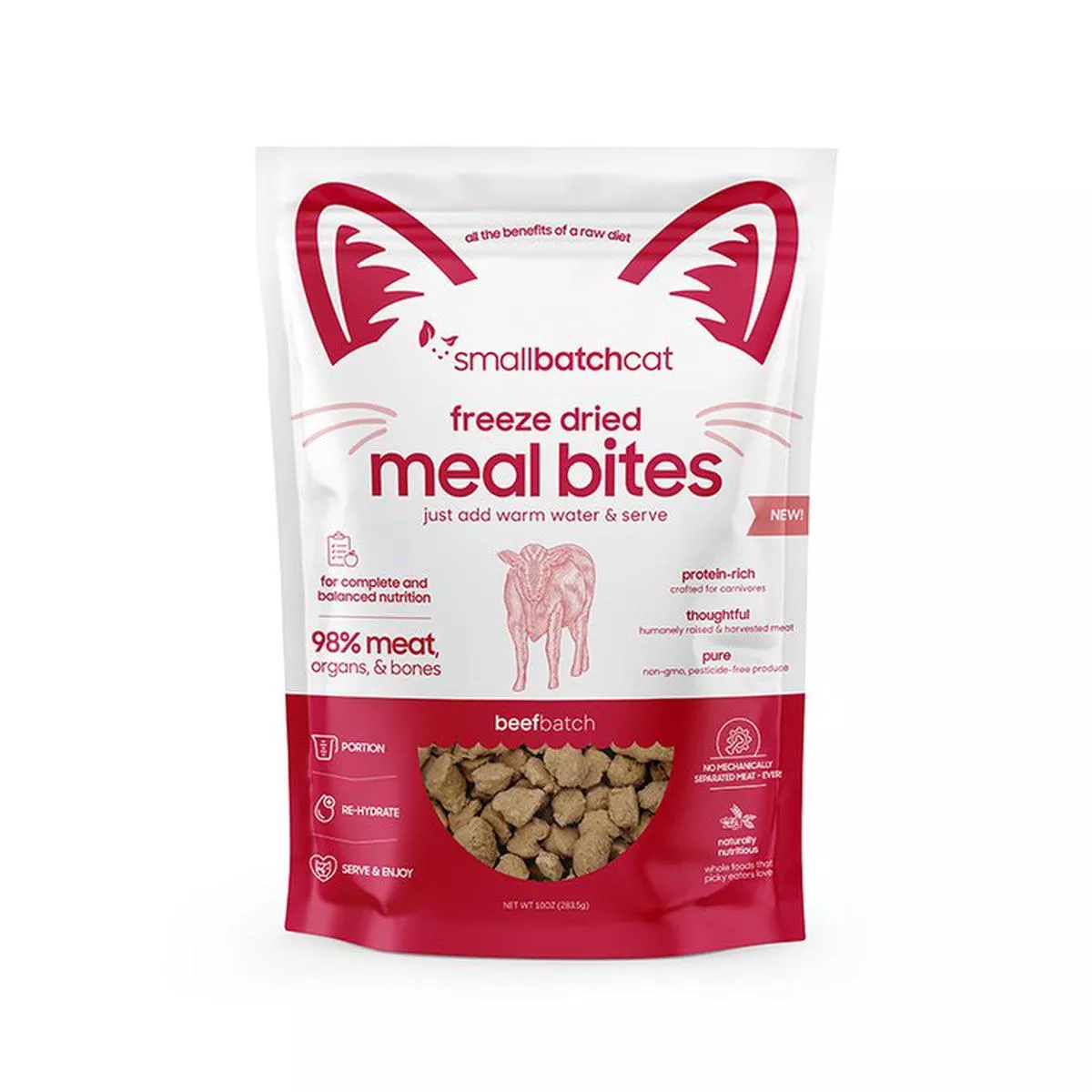 Smallbatch Freeze Dried Meal Bites Beefbatch Cat Food