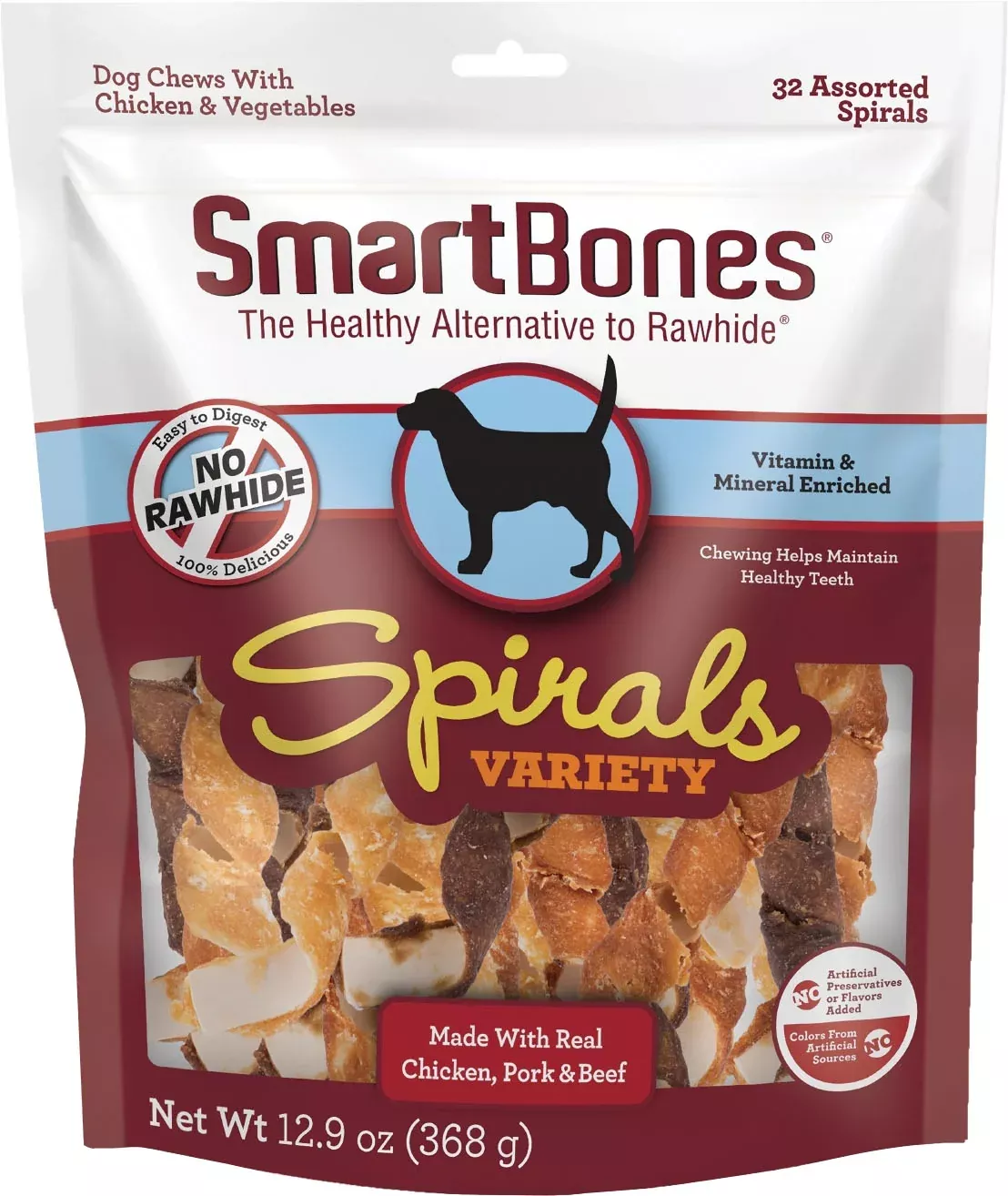 Smartbones Spirals Variety Pack