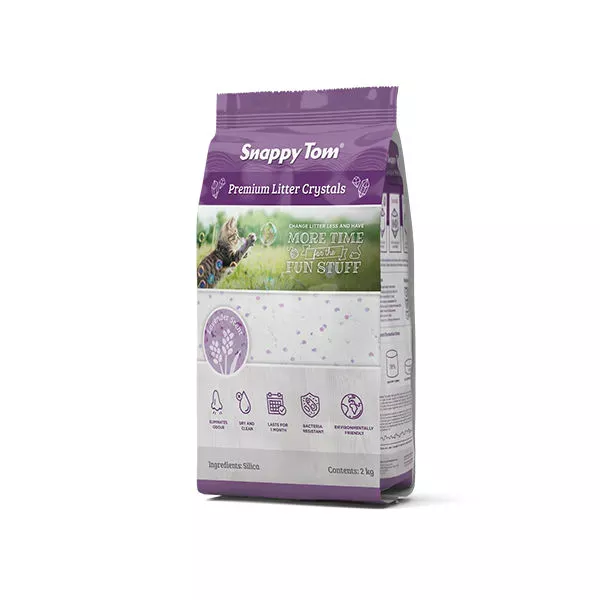 SNAPPY TOM - Crystal Cat Litter - Lavender