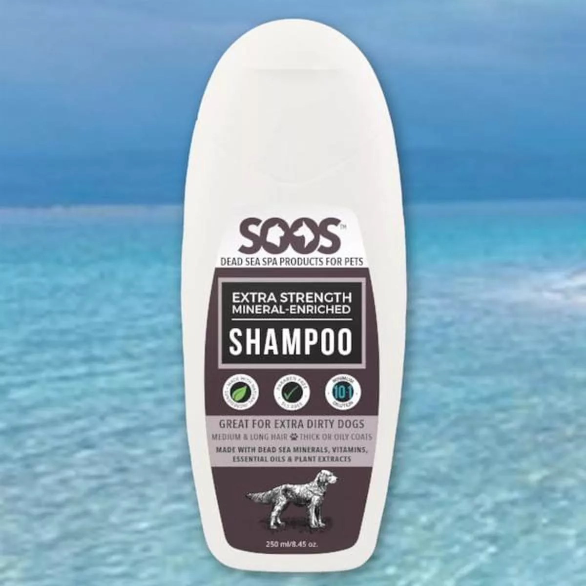 Soos Pets, Extra Strength Mineral Enriched Shampoo
