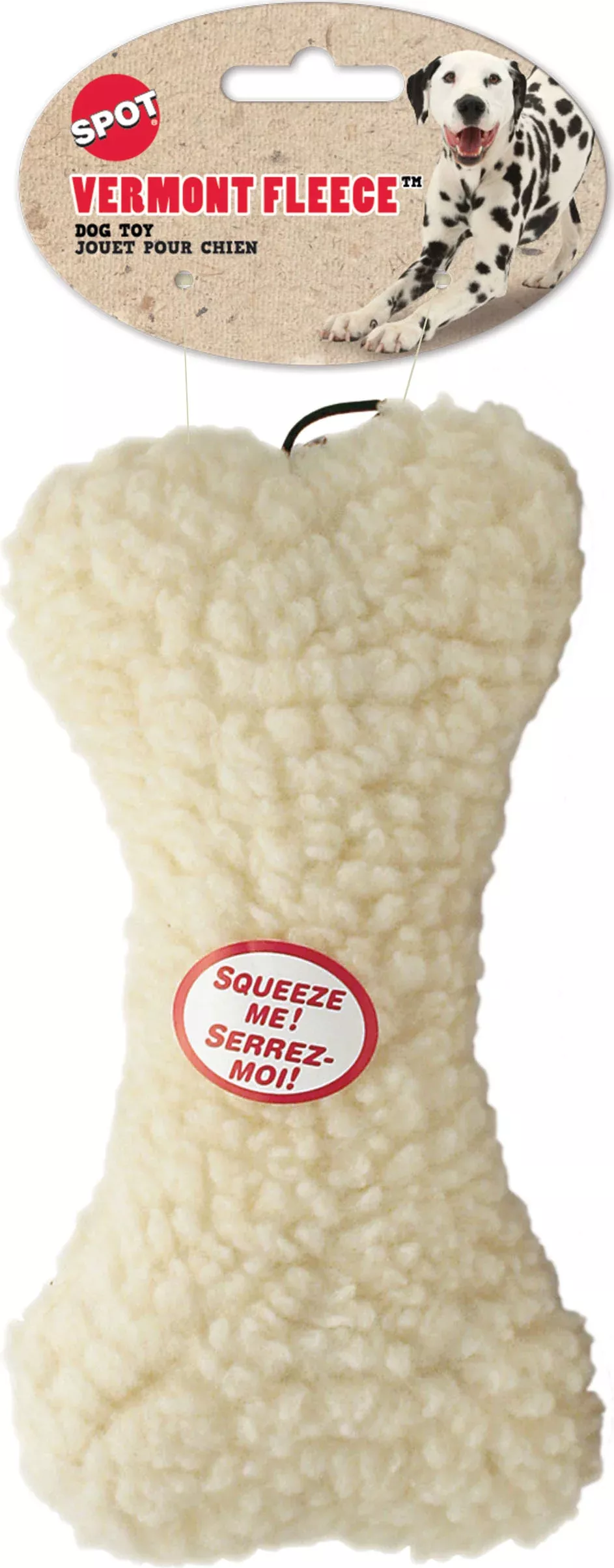 Spot Fleece Bone