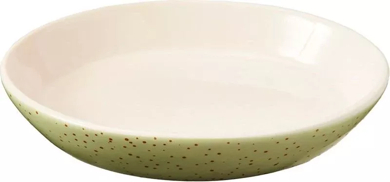 Spot Oval Stoneware Cat Dish
