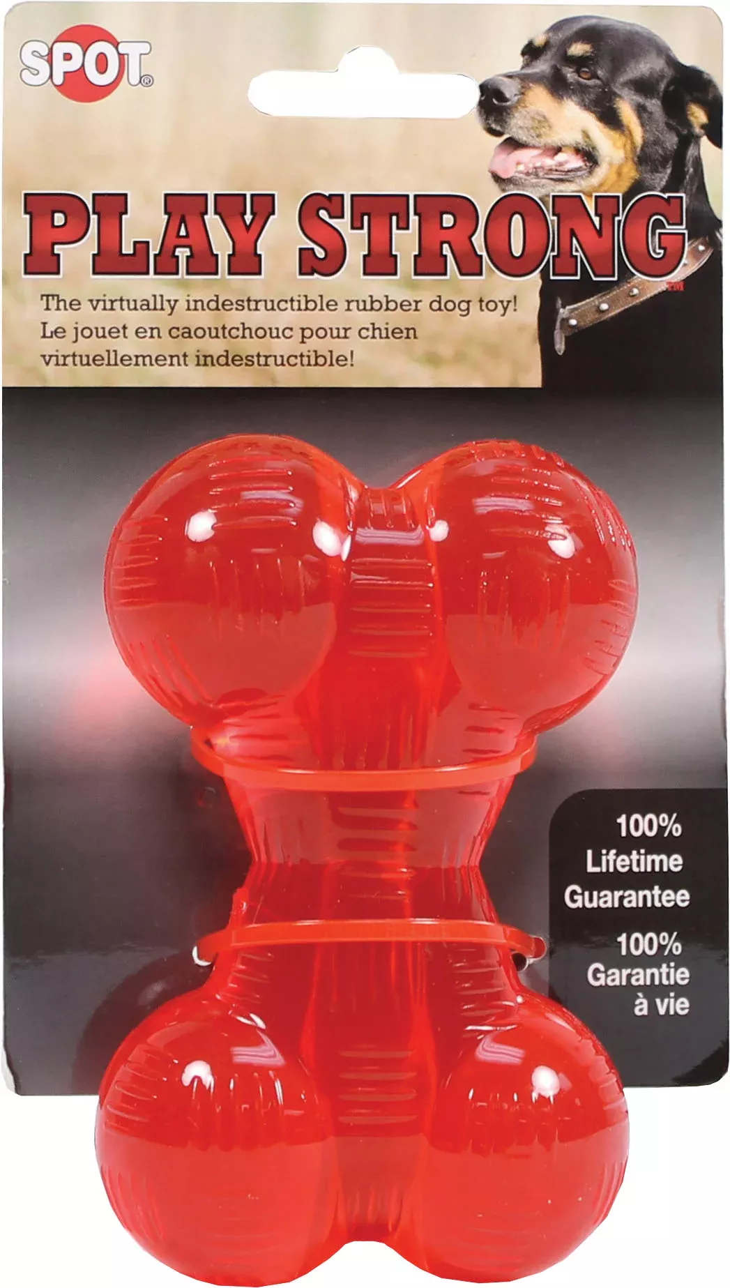 Spot Play Strong Rubber Bone