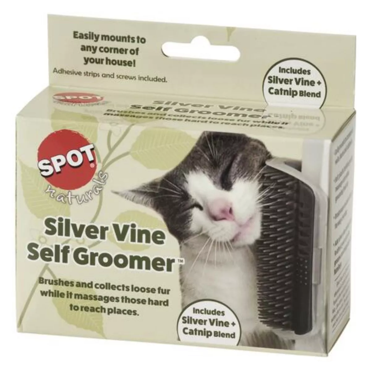 Spot Silvervine Self Groomer for Cats
