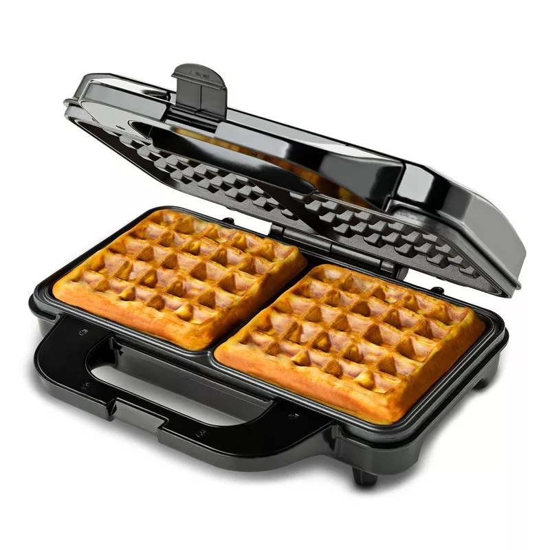 Square Waffle Maker Iron Machine, 1000W