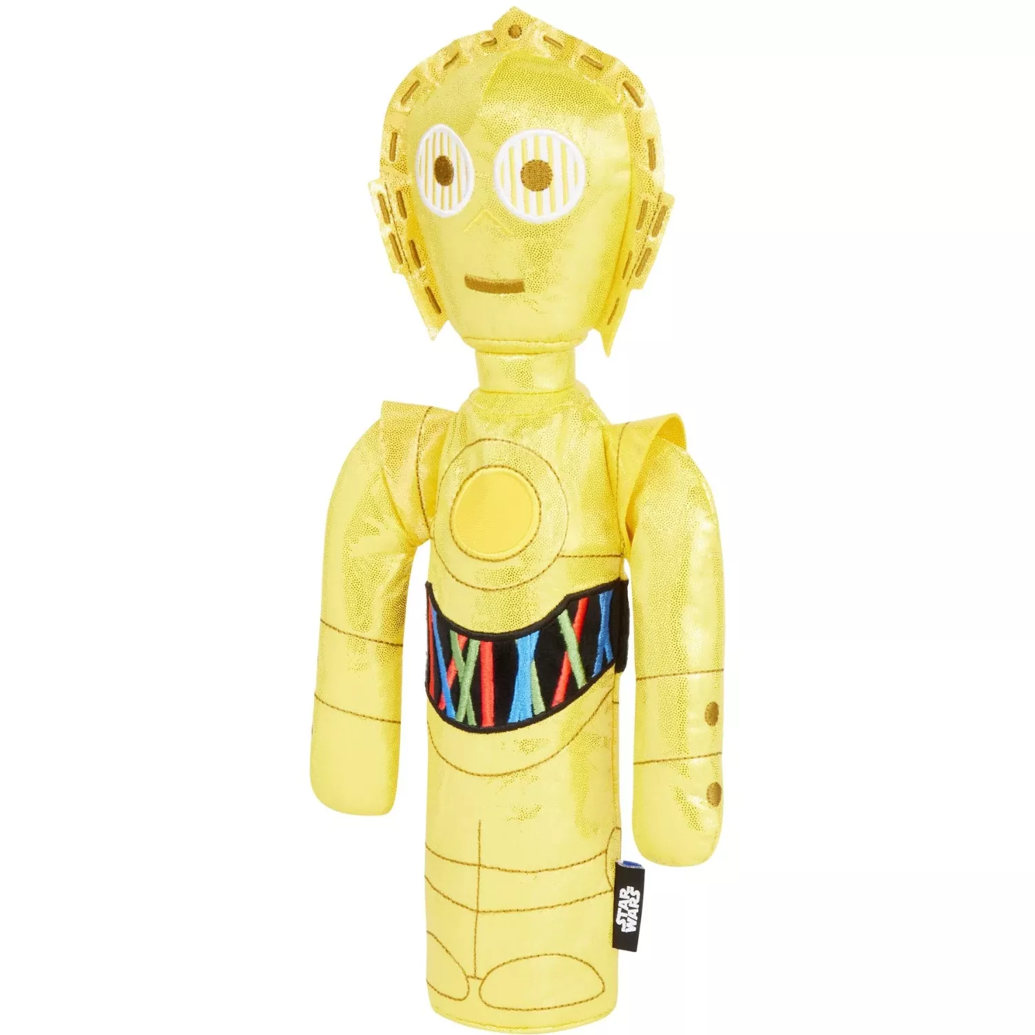 STAR WARS C-3PO Bottle Plush Squeaky Dog Toy