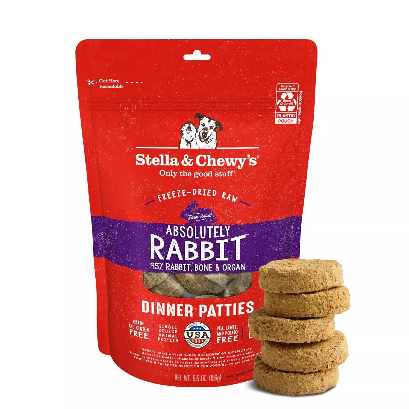 Stella & Chewy's Freeze Dried Raw Absolutely Rabbit