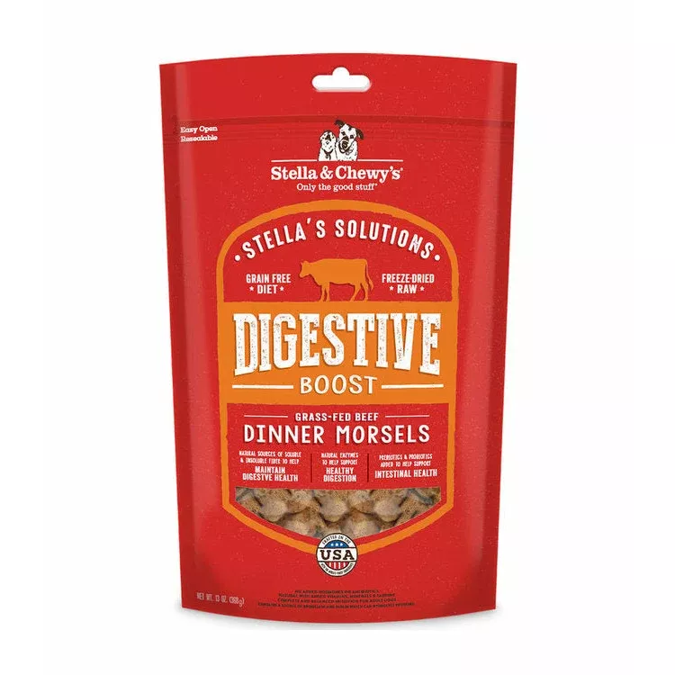 Stella & Chewy's Solutions Digestive Boost Freeze-Dried Beef Dinner Morsels