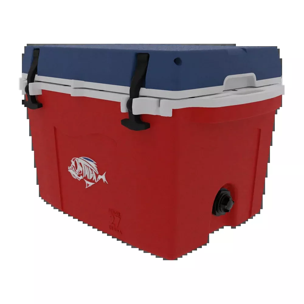 Taiga Coolers 27 Quart Red White and Blue Cooler