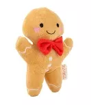Territory Holiday Gingerbread Man Plush Dog Toy