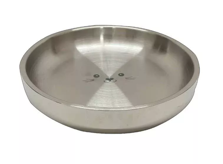 ThoozyPet Double Wall Insulated Cat Plate 6.6"