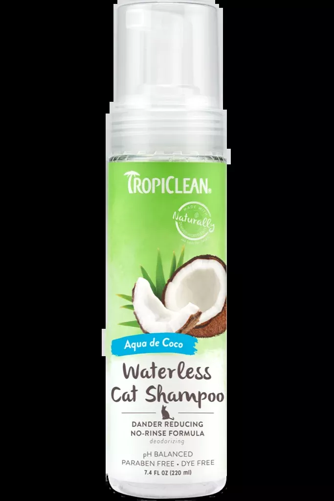 Tropiclean Dander Reducing Waterless Shampoo For Cats