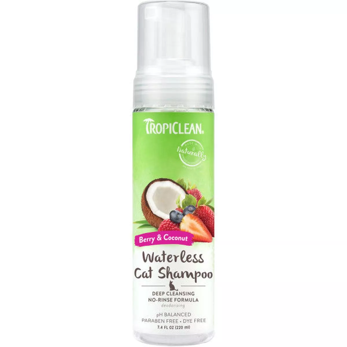 TropiClean Deep Cleansing Waterless Cat Shampoo