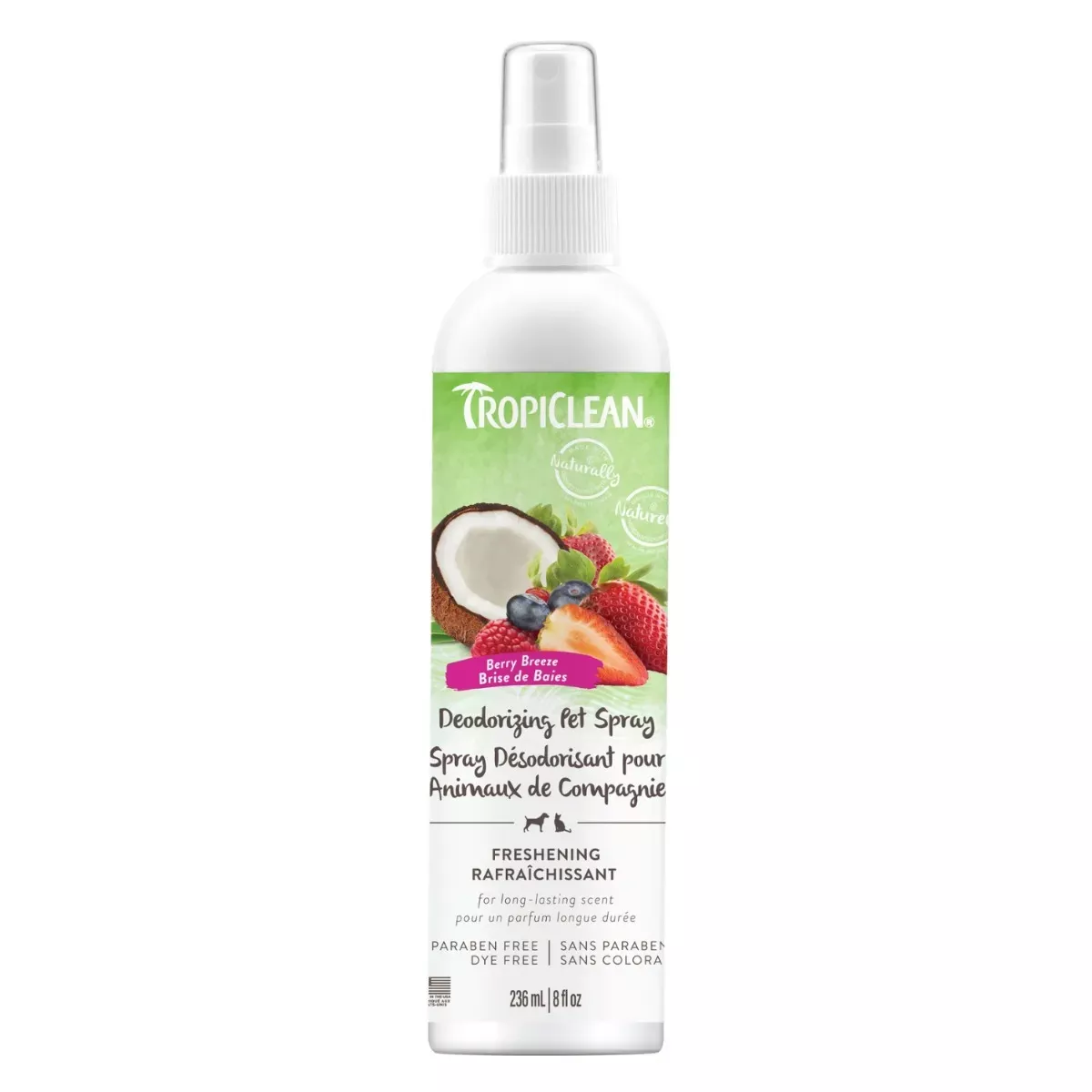 TropiClean Deodorizing Spray for Pets - Berry Breeze