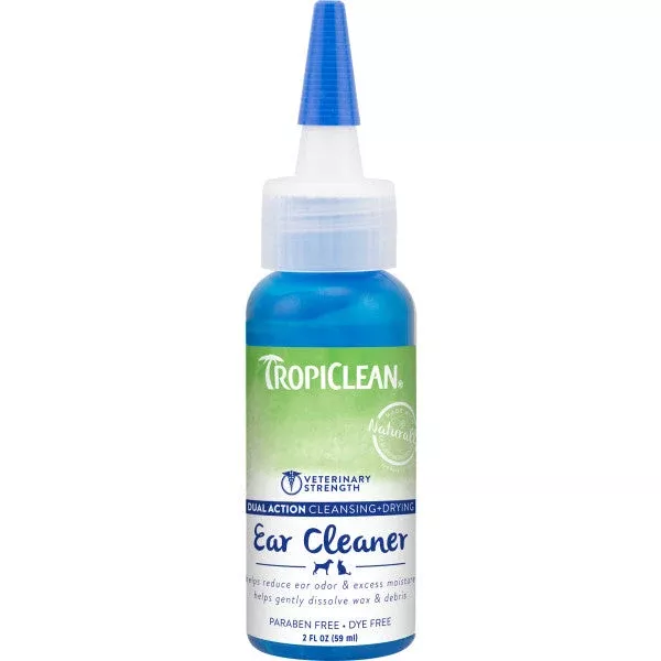 TropiClean Dual Action Ear Cleaner for Pets