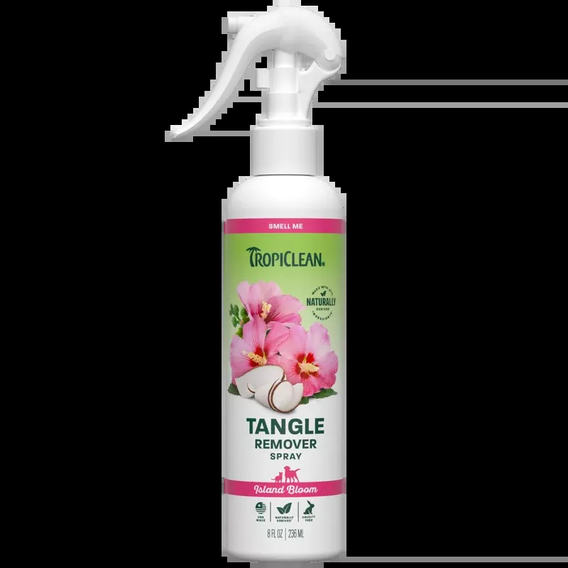 TropiClean Island Bloom Tangle Remover Pet Spray