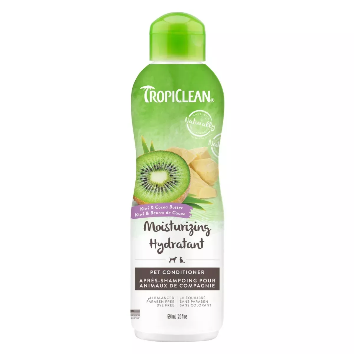 TropiClean Moisturizing Conditioner for Pets - Kiwi & Cocoa Butter