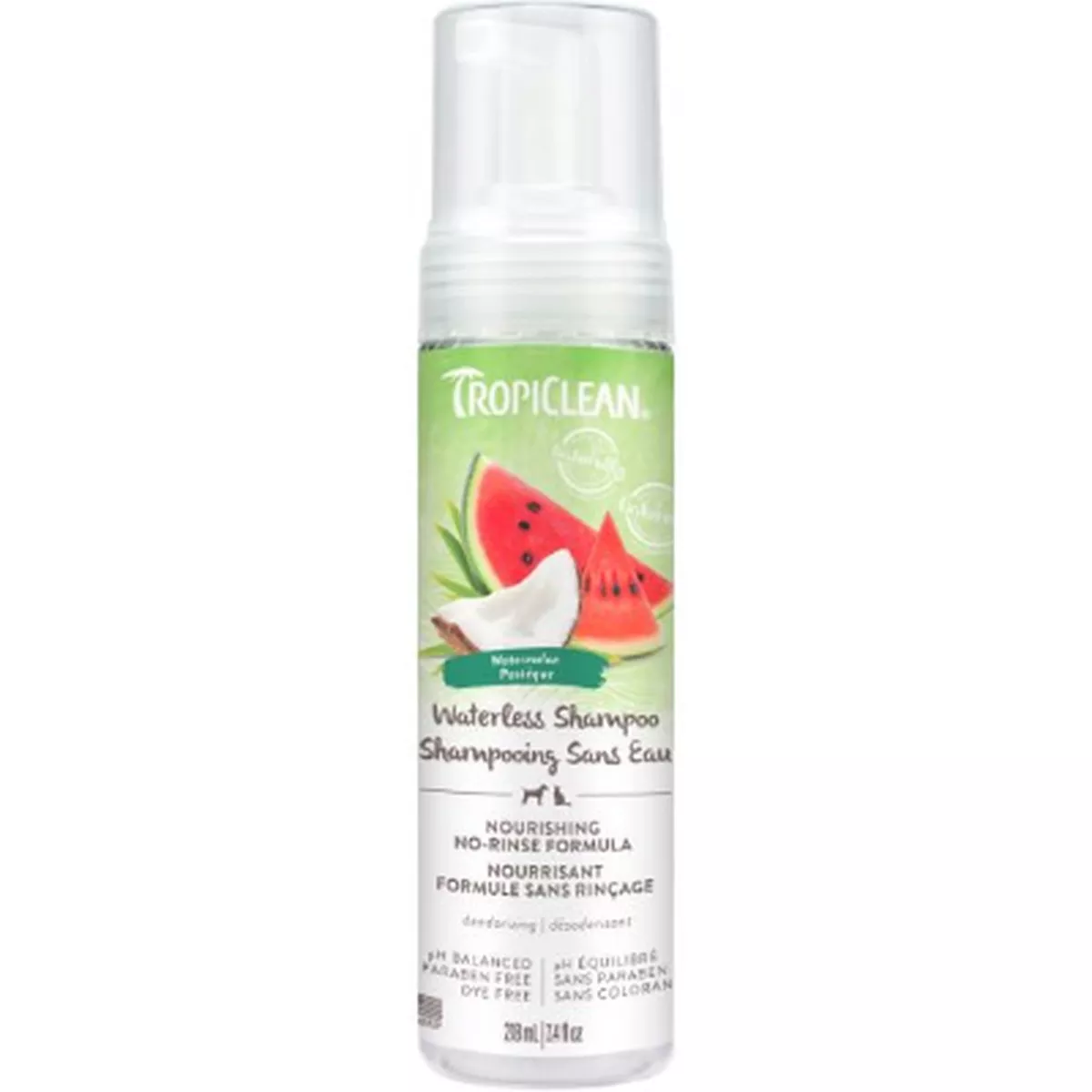 Tropiclean Watermelon Waterless Pet Shampoo