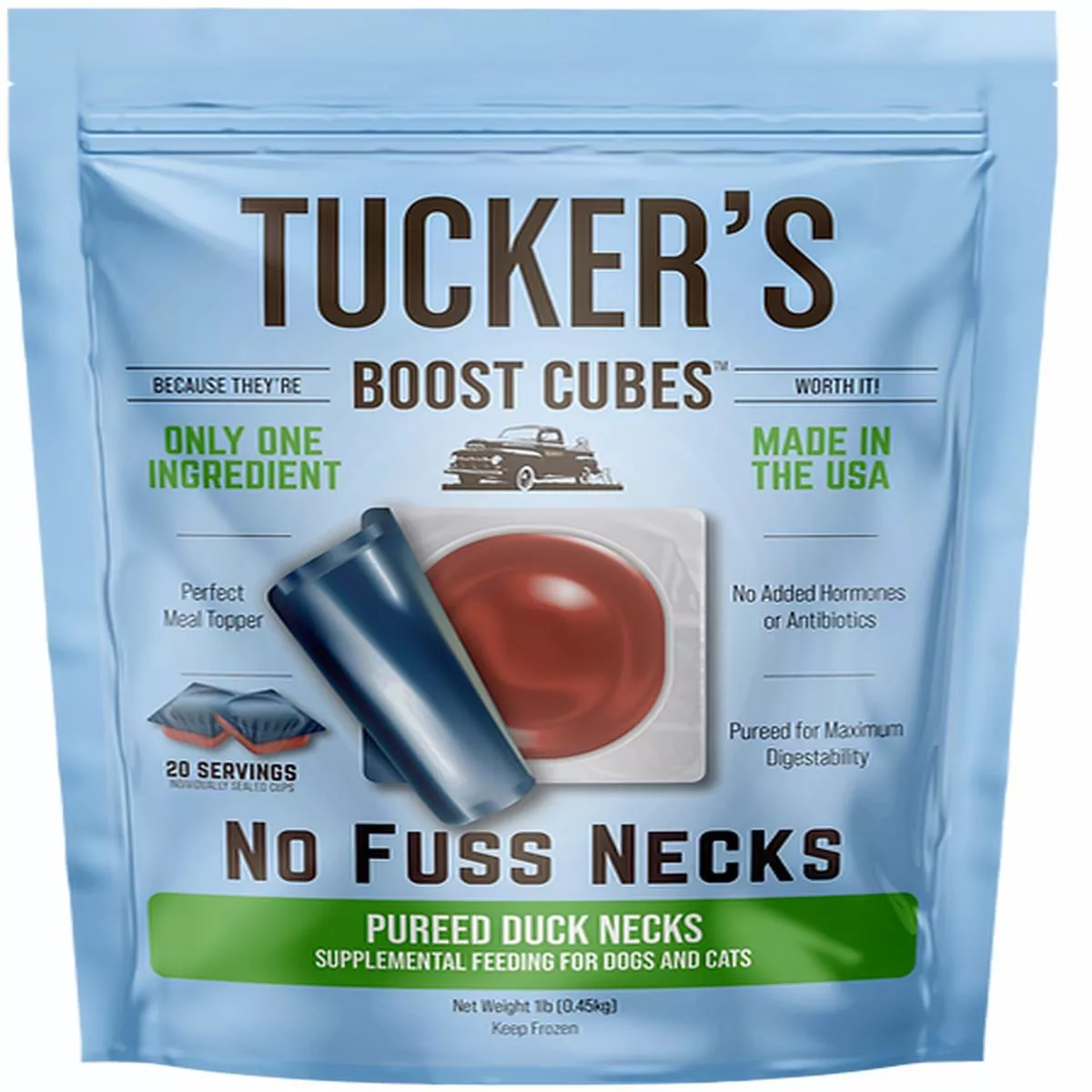 Tucker's Boost Cubes Pureed Duck Necks