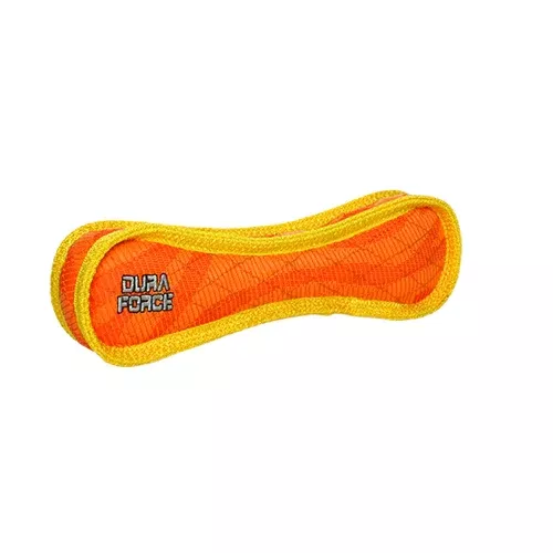 Tuffy DuraForce JR Bone - Tiger Print Orange/Yellow