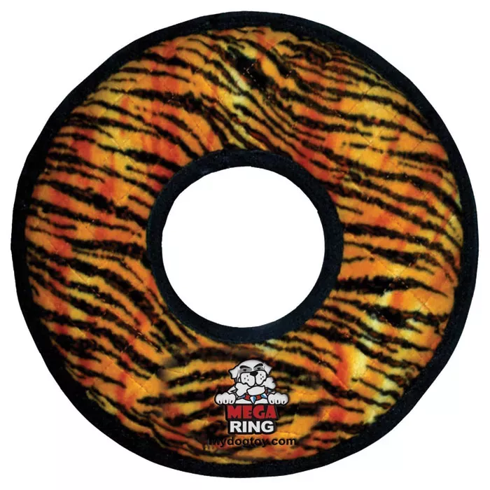 Tuffy's Dog Toy - Mega Ring - Tiger
