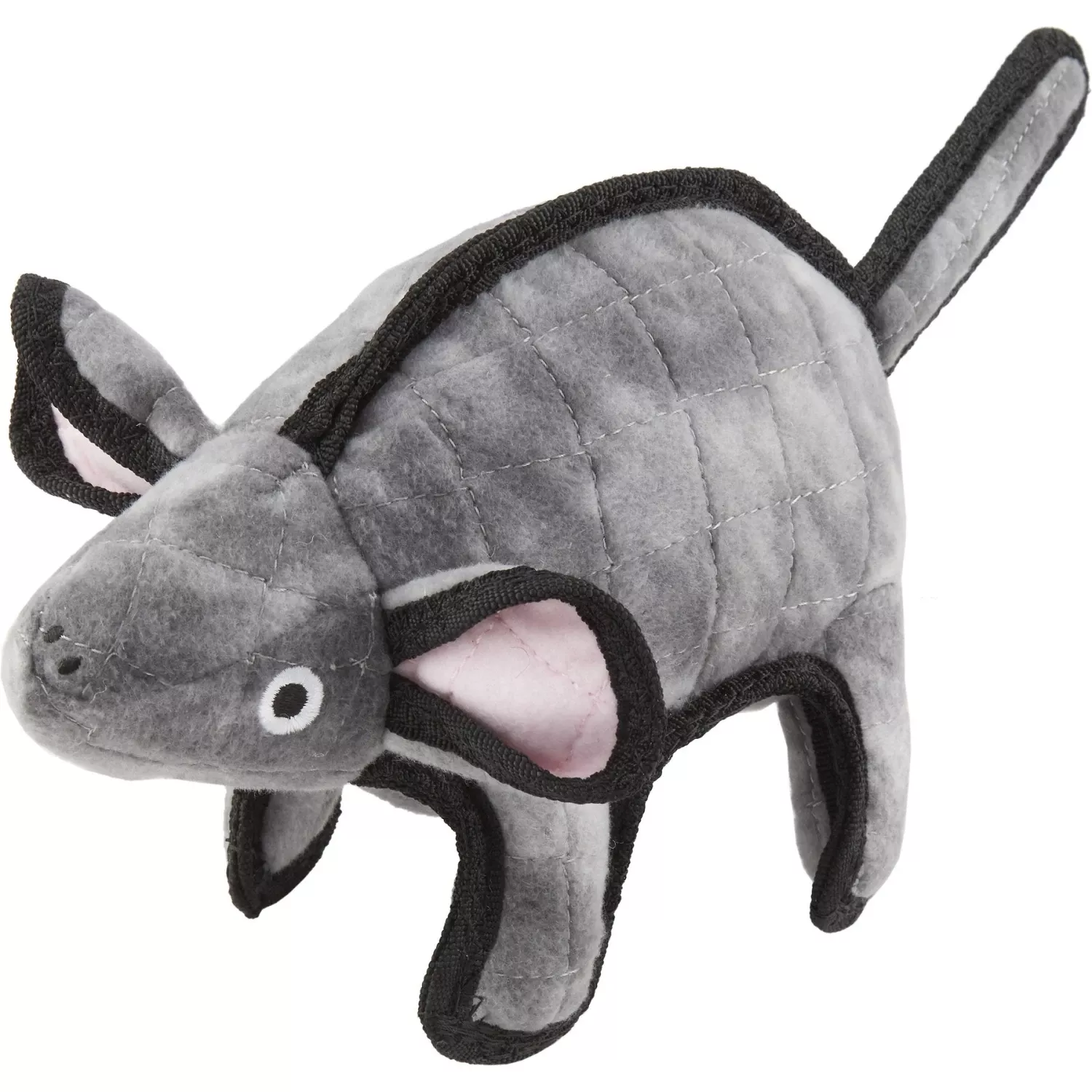 Tuffy’s Gray Mouse Mo Plush Dog Toy